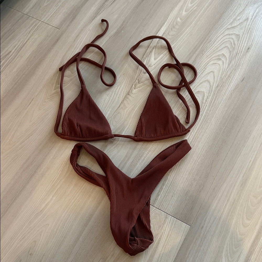Kulani Kinis Chocolate Bikini Set